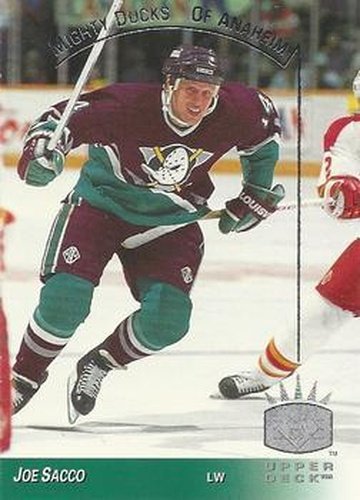 #3 Joe Sacco - Anaheim Mighty Ducks - 1993-94 Upper Deck - SP Hockey