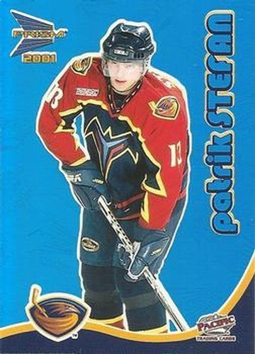 #3 Patrik Stefan - Atlanta Thrashers - 2000-01 Pacific Prism McDonald's - Blue Hockey