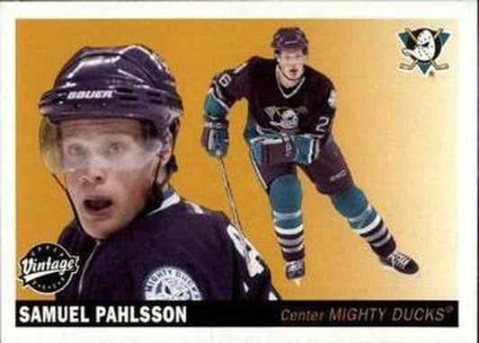 #3 Samuel Pahlsson - Anaheim Mighty Ducks - 2002-03 Upper Deck Vintage Hockey