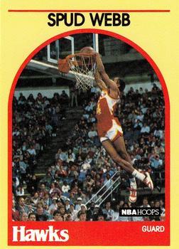#3 Spud Webb - Atlanta Hawks - 1989-90 Hoops Superstars Basketball