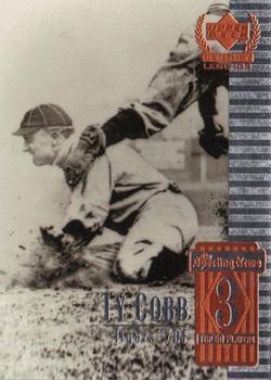 #3 Ty Cobb - Detroit Tigers - 1999 Upper Deck Century Legends Baseball