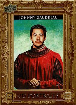 #P-3 Johnny Gaudreau - Columbus Blue Jackets - 2023-24 Upper Deck - UD Portraits Hockey