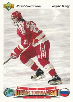 #3 Ravil Gusmanov - CIS - 1991-92 Upper Deck Czech World Juniors Hockey
