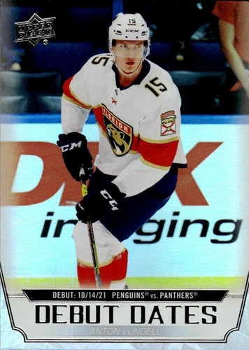 #DD-3 Anton Lundell - Florida Panthers - 2022-23 Upper Deck - Debut Dates Hockey