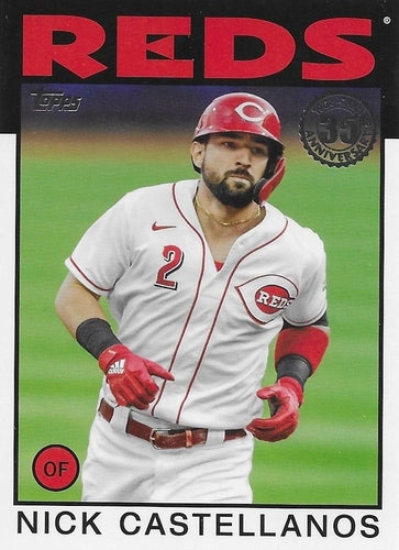 #86B-3 Nick Castellanos - Cincinnati Reds - 2021 Topps Update - 1986 Topps Baseball 35th Anniversary Baseball