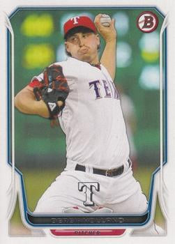 #3 Derek Holland - Texas Rangers - 2014 Bowman Baseball