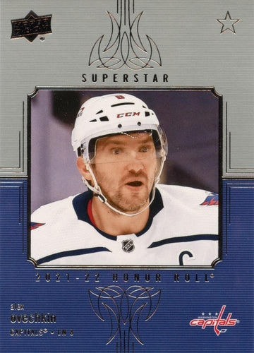 #HR-3 Alex Ovechkin - Washington Capitals - 2021-22 Upper Deck - Honor Roll Hockey