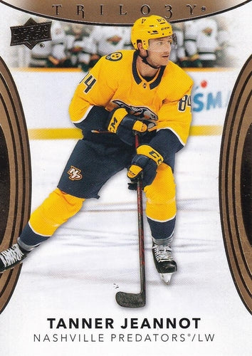 #3 Tanner Jeannot - Nashville Predators - 2022-23 Upper Deck Trilogy Hockey