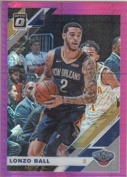 #3 Lonzo Ball - New Orleans Pelicans - 2019-20 Donruss Optic - Hyper Pink Basketball