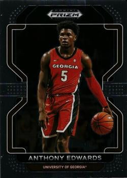 #3 Anthony Edwards - Georgia Bulldogs - 2022 Panini Prizm Draft Picks Basketball