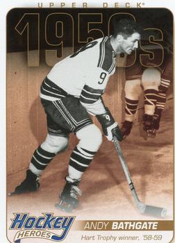 #HH3 Andy Bathgate - New York Rangers - 2011-15 Upper Deck - Hockey Heroes
