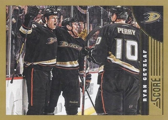 #3 Ryan Getzlaf - Anaheim Ducks - 2013-14 Score - Gold Hockey