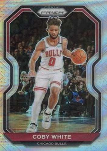 #3 Coby White - Chicago Bulls - 2020-21 Panini Prizm - Silver Prizms Basketball