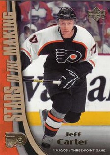 #SM3 Jeff Carter - Philadelphia Flyers - 2005-06 Upper Deck - Stars in the Making Hockey