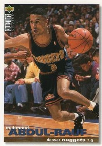 #3 Mahmoud Abdul-Rauf - Denver Nuggets - 1995-96 Collector's Choice Basketball