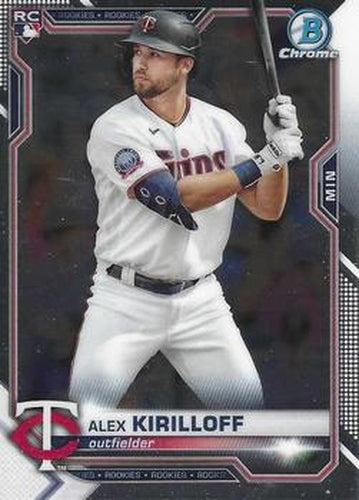#3 Alex Kirilloff - Minnesota Twins - 2021 Bowman Chrome Baseball