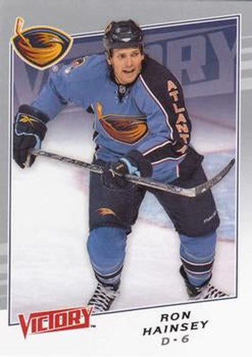 #253 Ron Hainsey - Atlanta Thrashers - 2008-09 Upper Deck Victory Hockey