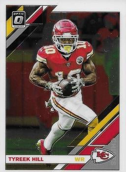 #3 Tyreek Hill - Kansas City Chiefs - 2019 Donruss Optic Football