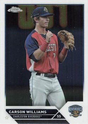#PDC-3 Carson Williams - Charleston Riverdogs - 2023 Topps Pro Debut - Chrome Baseball