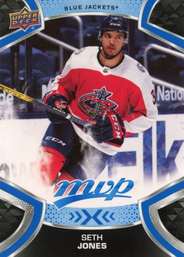 #3 Seth Jones - Columbus Blue Jackets - 2021-22 Upper Deck MVP - Blue Hockey