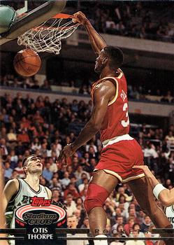 #3 Otis Thorpe - Houston Rockets - 1992-93 Stadium Club Basketball