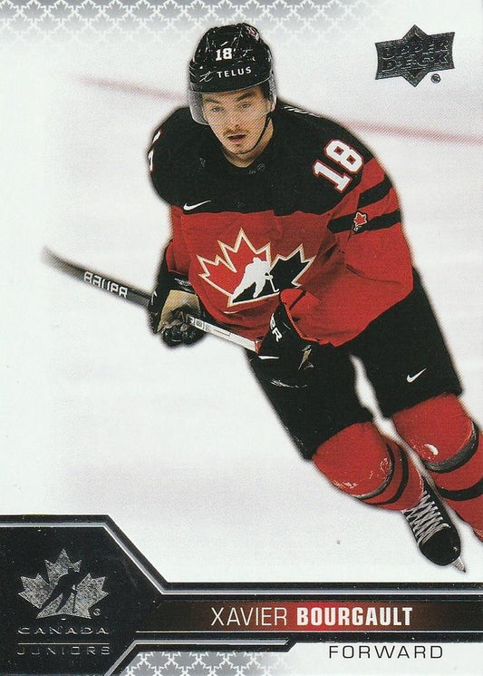 #3 Xavier Bourgault - Canada - 2022-23 Upper Deck Team Canada Juniors Hockey