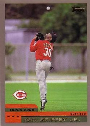 #400 Ken Griffey Jr. - Cincinnati Reds - 2000 Topps Baseball