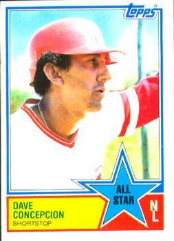 #400 Dave Concepcion - Cincinnati Reds - 1983 Topps Baseball