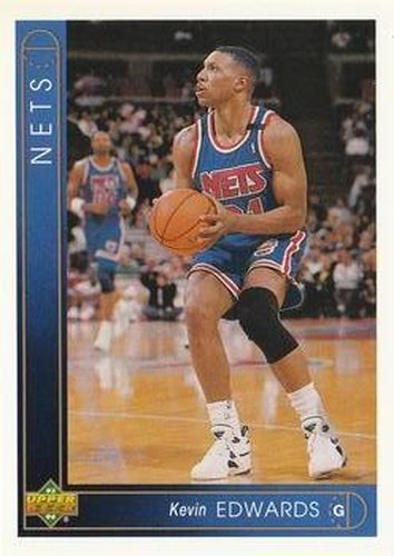 #400 Kevin Edwards - New Jersey Nets - 1993-94 Upper Deck Basketball