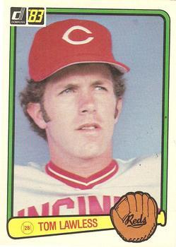 #400 Tom Lawless - Cincinnati Reds - 1983 Donruss Baseball