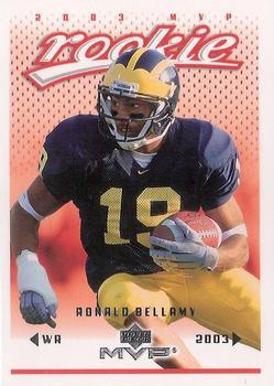 #401 Ronald Bellamy - Miami Dolphins - 2003 Upper Deck MVP Football