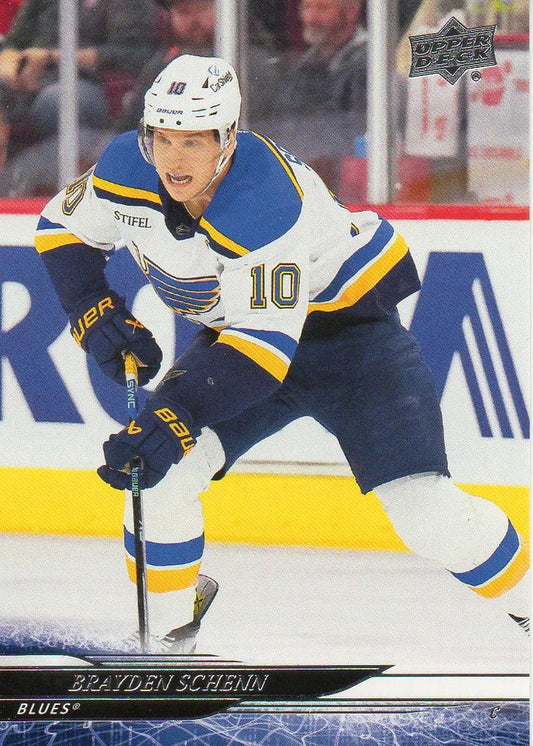 #401 Brayden Schenn - St. Louis Blues - 2024-25 Upper Deck Hockey