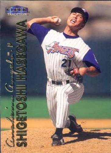 #401 Shigetoshi Hasegawa - Anaheim Angels - 1999 Fleer Tradition Baseball