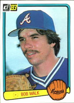#401 Bob Walk - Atlanta Braves - 1983 Donruss Baseball