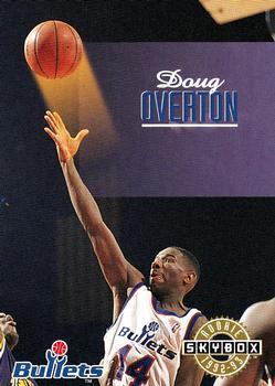 #401 Doug Overton - Washington Bullets - 1992-93 SkyBox Basketball