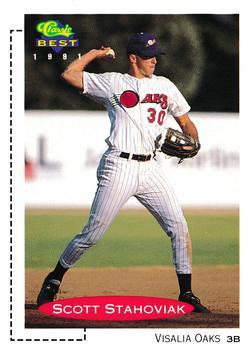 #401 Scott Stahoviak - Visalia Oaks - 1991 Classic Best Baseball