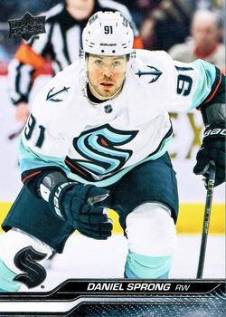 #401 Daniel Sprong - Seattle Kraken -2023-24 Upper Deck Hockey
