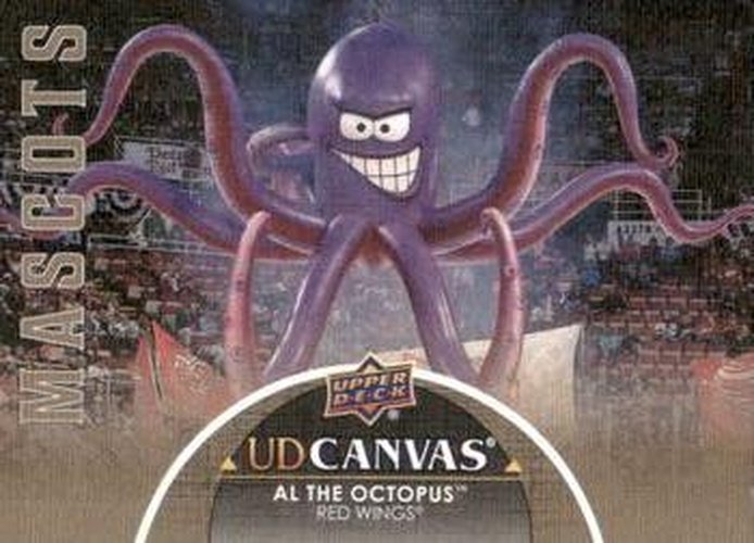 #C401 Al The Octopus - Detroit Red Wings - 2021-22 Upper Deck - UD Canvas Hockey