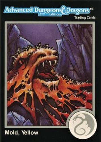 #401 Mold, Yellow - 1991 TSR Advanced Dungeons & Dragons - Silver