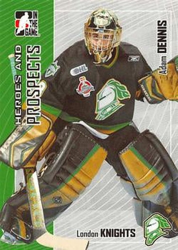#401 Adam Dennis - London Knights - 2005-06 In The Game Heroes and Prospects Hockey