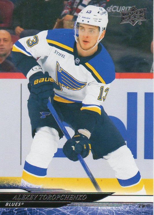 #402 Alexey Toropchenko - St. Louis Blues - 2024-25 Upper Deck Hockey