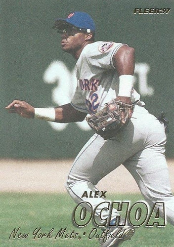 #402 Alex Ochoa - New York Mets - 1997 Fleer Baseball