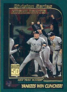#402 Division Series Highlights: New York Yankees - New York Yankees - 2001 Topps Baseball