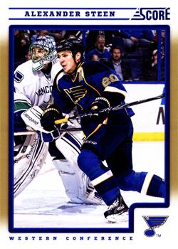 #402 Alexander Steen - St. Louis Blues - 2012-13 Score - Gold Rush Hockey