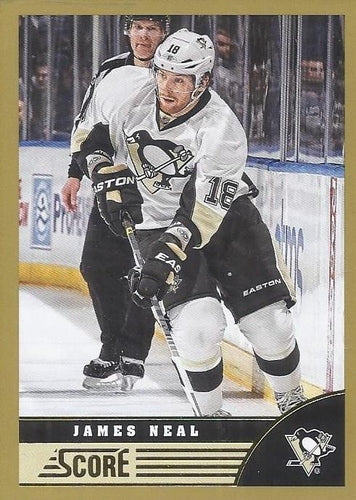 #402 James Neal - Pittsburgh Penguins - 2013-14 Score - Gold Hockey