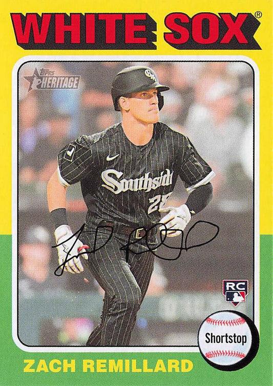 #402 Zach Remillard - Chicago White Sox - 2024 Topps Heritage Baseball