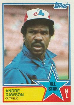 #402 Andre Dawson - Montreal Expos - 1983 Topps Baseball