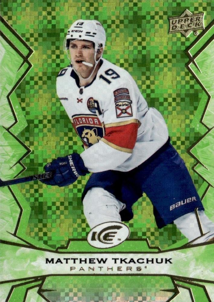 #39 Matthew Tkachuk - Florida Panthers - 2022-23 Upper Deck Ice - Green Hockey