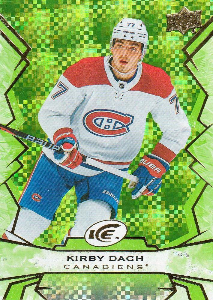 #79 Kirby Dach - Montreal Canadiens - 2022-23 Upper Deck Ice - Green Hockey
