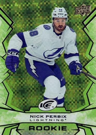 #136 Nick Perbix - Tampa Bay Lightning - 2022-23 Upper Deck Ice - Green Hockey